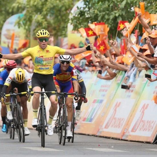 Russian cyclist wins Red Jersey in trans-Vietnam cycling race